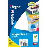 agipa Universal-Etiketten, 8 x 20 mm, wei