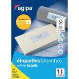 agipa Universal-Etiketten, 63,5 x 38,1 mm, wei