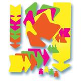 agipa symbol-etiketten "Pfeil", gelb/orange, 240 x 320 mm