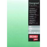 agipa Design-Papier, din A4, 80 g/qm,Farbverlauf smaragdgrün