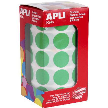 agipa apli Kids Sticker Creative "Rund", auf Rolle, grün