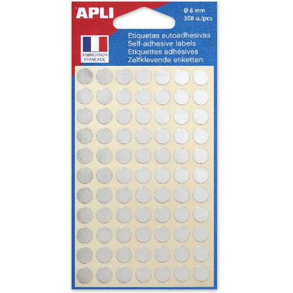 agipa APLI Markierungspunkte, Durchmesser: 8 mm, silber