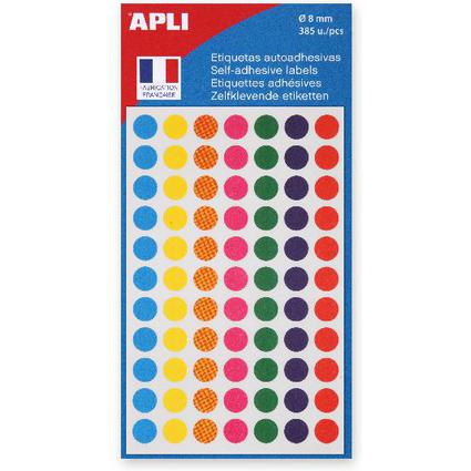 agipa APLI Markierungspunkte, Durchmesser: 8 mm, farbig