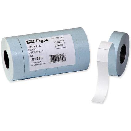 agipa Etiketten fr Preisauszeichner, 16 x 18 mm, wei