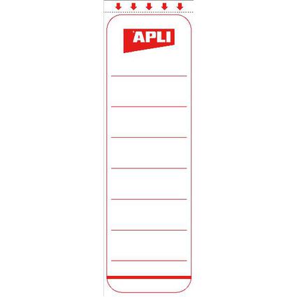 APLI Ordnerrcken-Etiketten, kurz/breit, wei