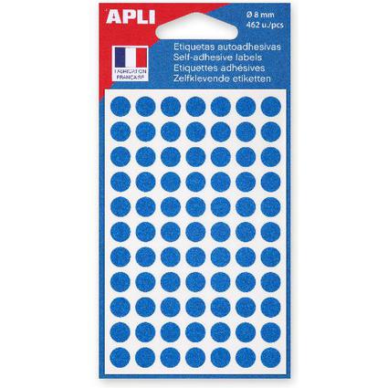 agipa APLI Markierungspunkte, Durchmesser: 8 mm, rund, blau