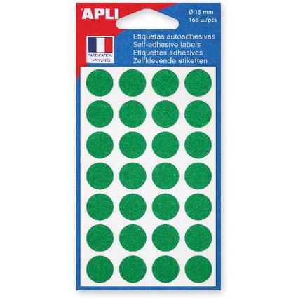 agipa APLI Markierungspunkte, Durchmesser: 15 mm, rund, grün