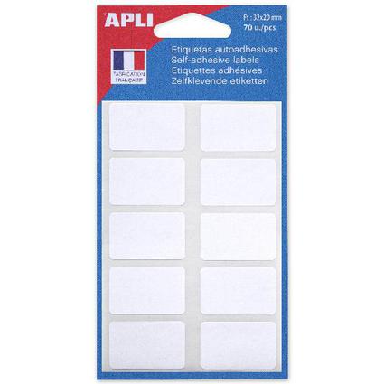 agipa APLI Vielzweck-Etiketten, 20 x 32 mm, weiß
