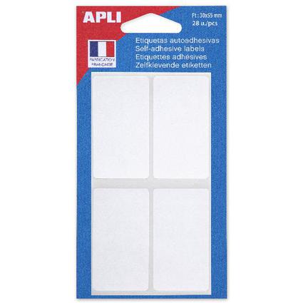 APLI Vielzweck-Etiketten, 30 x 55 mm, weiß