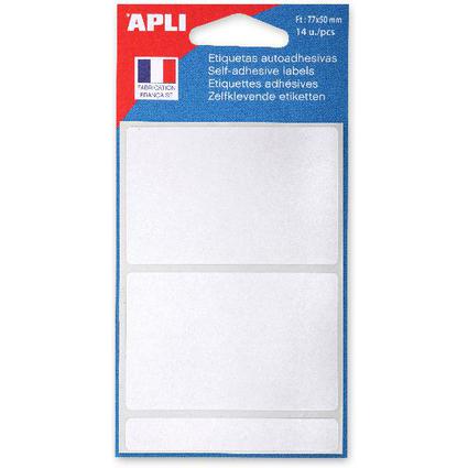 agipa APLI Vielzweck-Etiketten, 50 x 77 mm, weiß