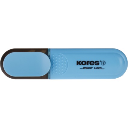 Kores Textmarker "BRIGHT LINER", Farbe: blau