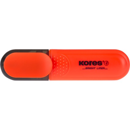 Kores Textmarker "BRIGHT LINER", Farbe: orange