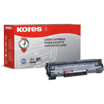 Kores Toner G1210RB ersetzt hp CB435A/Canon 712, schwarz