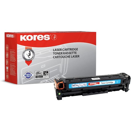 Kores Toner G1218RBB ersetzt hp CC531A/Canon 718C, cyan