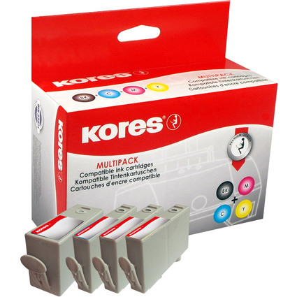 Kores Multi-Pack Tinte G1717KIT ersetzt hp CD975AE/CD972AE/