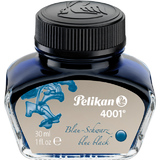 Pelikan tinte 4001 im Glas, blau-schwarz, Inhalt: 30 ml