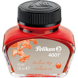 Pelikan tinte 4001 im Glas, rot, Inhalt: 30 ml