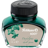 Pelikan tinte 4001 im Glas, dunkelgrün, Inhalt: 30 ml