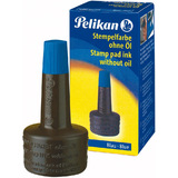 Pelikan stempelfarbe 4K, blau, Inhalt: 28 ml