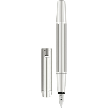 Pelikan Fllhalter "PURA", silber, Federbreite: M