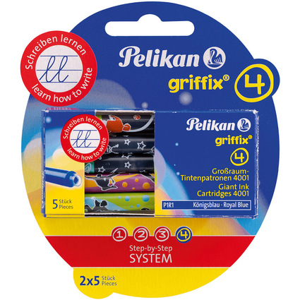 Pelikan griffix Tintenpatronen mit Motiv, auf Blisterkarte