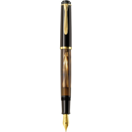 Pelikan Fllhalter M 200, braun marmoriert, Federbreite: EF