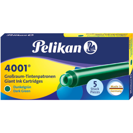 Pelikan Groraum-Tintenpatronen 4001 GTP/5, dunkelgrn