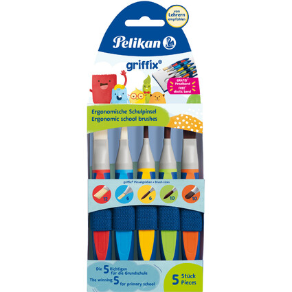 Pelikan griffix Schulpinsel-Starter-Set, 5-teilig