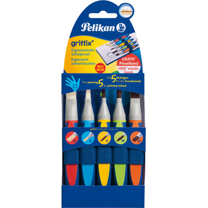 Pelikan griffix Schulpinsel-Starter-Set, 5-teilig