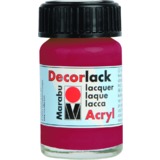 Marabu acryllack "Decorlack", karminrot, 15 ml, im Glas