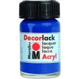 Marabu acryllack "Decorlack", mittelblau, 15 ml, im Glas