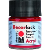 Marabu acryllack "Decorlack", kirschrot, 50 ml, im Glas