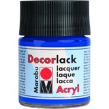 Marabu acryllack "Decorlack", mittelblau, 50 ml, im Glas