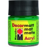 Marabu acrylfarbe "Decormatt", saftgrün, 50 ml, im Glas