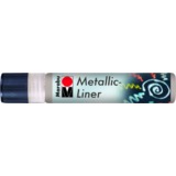 Marabu metallicfarbe "Metallic-Liner", metallic-silber,25 ml