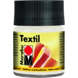 Marabu textilfarbe "Textil", wei, 50 ml, im Glas