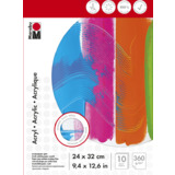 Marabu Acrylmalblock, 240 x 320 mm, 360 g/qm, 10 Blatt