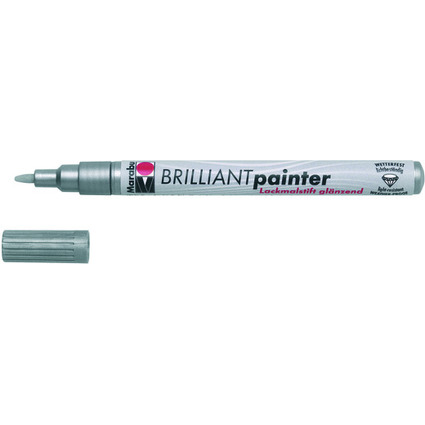 Marabu Lackmarker "Brilliant Painter", silber