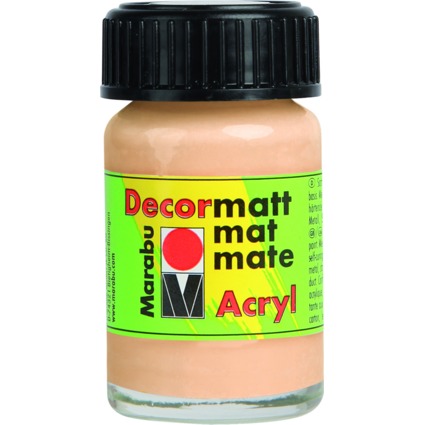 Marabu Acrylfarbe "Decormatt", hautfarbe, 50 ml, im Glas