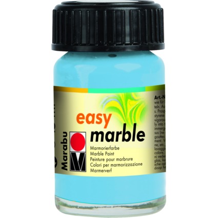 Marabu Marmorierfarbe "Easy Marble", hellblau, 15 ml, Glas