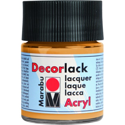 Marabu Acryllack "Decorlack", metallic-gold, 50 ml, im Glas