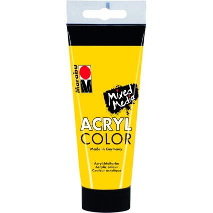 Marabu Acrylfarbe "AcrylColor", gelb, 100 ml