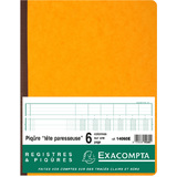 EXACOMPTA spaltenbuch 320 x 250 mm, 6 spalten je Seite