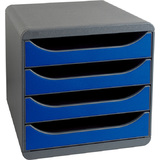 EXACOMPTA schubladenbox BIG-BOX, 4 Schbe, knigsblau
