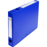 EXACOMPTA archivbox mit Druckknopf, PP, 40 mm, blau