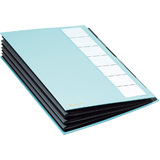 EXACOMPTA ordnungsmappe Harmonika, PP, 7 Fcher, 3-farbig