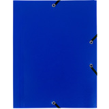 EXACOMPTA eckspannermappe Opaque Eco, din A4, PP, blau