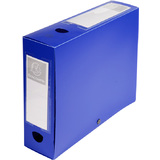 EXACOMPTA archivbox mit Druckknopf, PP, 80 mm, blau