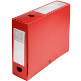 EXACOMPTA archivbox mit Druckknopf, PP, 80 mm, rot