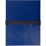 EXACOMPTA dokumentenmappe mit Klettverschluss, dunkelblau